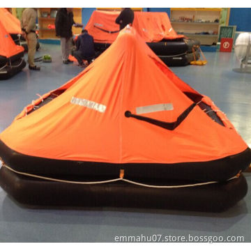 Marine D type davit-launched inflatable life raft and HRU prices